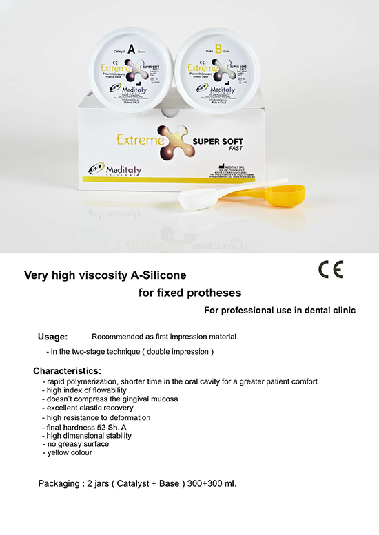 meditaly super soft fast clinical silicones